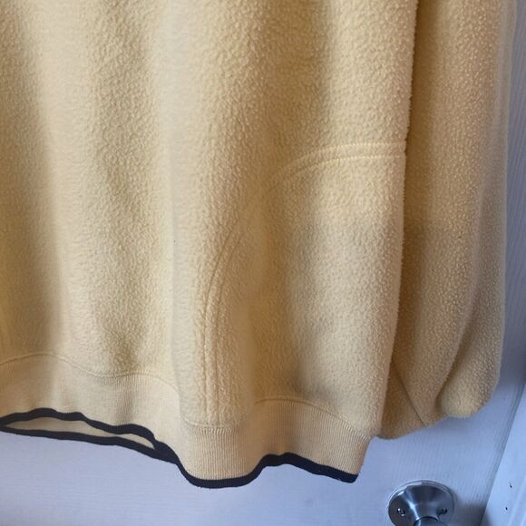 Vintage Thunderbird Rainy Lake Fleece Hoodie Size Medium Benison Pullover - Picture 6 of 12